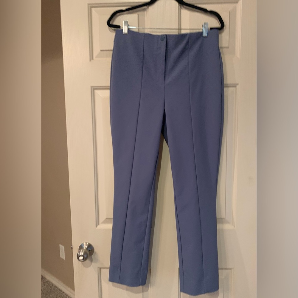 Women's Straight-Leg Dress Pants in Periwinkle Blue